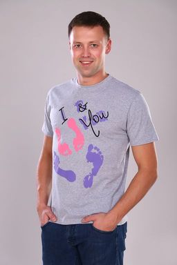 Футболка Berchelli 24856 из кулирки с принтом  фото 5