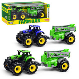 Трактор "Фермерский" с сеялкой, в коробке