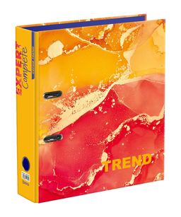 Expert Complete Регистратор ламинир. Marbling 75 мм 10 шт. Trend A4 арочный механ. глянцевый оранжевый EC751703