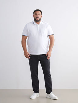 Polo Yaka K?sa Kollu Penye Erkek Ti??rt