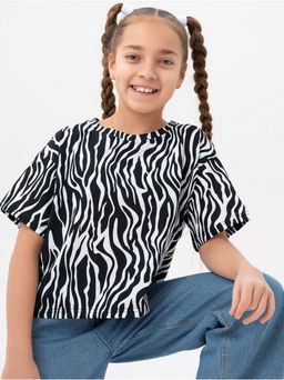 Футболка Зебра белый детская - София фото 8