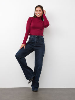 Утепленные Женские Джинсы Свободные