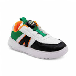 Кроссовки А781-3 бело зеленые