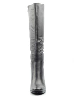 02-K82-D1 BLACK Сапоги зимние женские (натуральная кожа, натуральный мех (еврозима)) - Фабричный китай фото 9