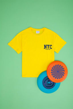 U. S. Polo Assn Детская желтая футболка с круглым вырезом - U.s. polo assn фото 5