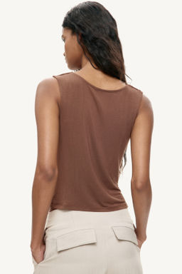 Top de punto con escote drapeado - H&m фото 8