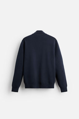 MOCK NECK CARDIGAN WITH ZIP - Zara фото 8