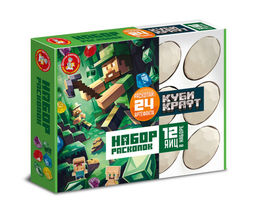 Набор для проведения раскопок "Кубикрафт" 24 артефакта, в коробке (05762) "Десятое королевство"