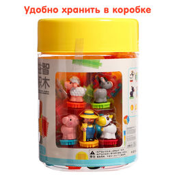 Конструктор игольчатый BRISTLES Весёлая ферма, 100 деталей - Simaland фото 8