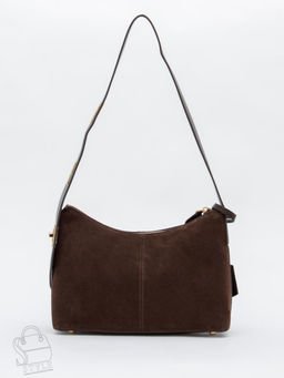 Сумка женская кожаная 1110M coffee Polina&Eiterou