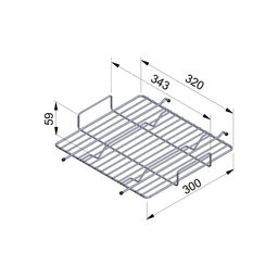 Решетка Венская, нержавейка 30 х 30 см - Simaland фото 6
