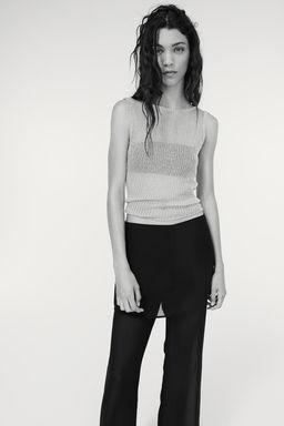 Pantalon de gasa con falda superpuesta - H&m фото 2