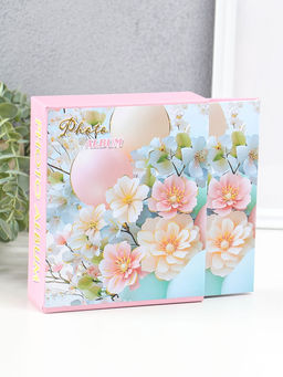 Фотоальбом на 40 фото 10х15 см "Весеннее цветение" в коробке 4,5х14х17 см