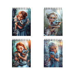 Цена за 2 шт. Блокнот А6 60л. на гребне "Magic Pet" ("ErichKrause", 63380)