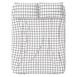 Простыня на резинке Евростандарт Таттерсол, б/з 160х200см, свесы 27см, бязь Комфорт 121г/м2, хлопок 100%, упаковка классическая ПВХ 28х41см, Домашняя мода (Россия)