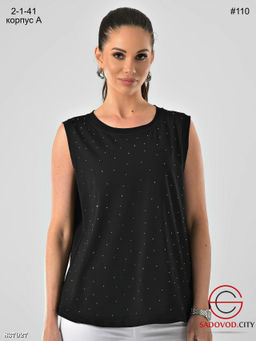 Майка летняя со стразами