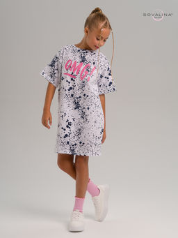 Платье Teen бум синий OMG - Sovalina фото 12