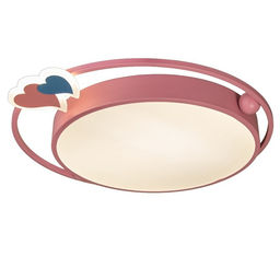 Люстра с ПДУ Ритмо LED 90 Вт 3000-6000К розовый 50?54?5.5 см BayerLux