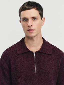 Джемпер relax fit на молнии / Zarina