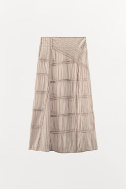 LACE PLEATED SKIRT - Zara фото 3