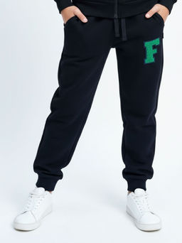 Брюки для мальчика штаны спортивные 22-7313 черный|зеленый