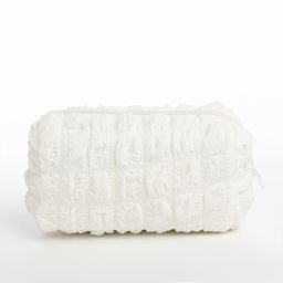 Косметичка на молнии женская, с подкладом, маленькая, молочная - Simaland фото 2