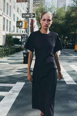 ZW COLLECTION LONG DENIM DRESS