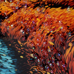 Картина акрил «Вечернее чудо», 40×30 см