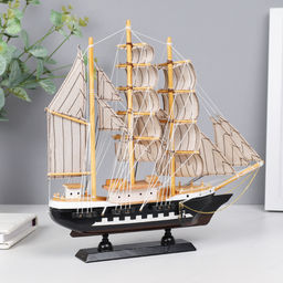 Макет парусного корабля 32х31 см / 8575-33 /уп 18/ - Галеонтрейд фото 3