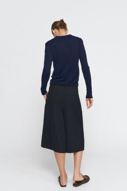 ZW COLLECTION PINSTRIPE PLEATED BERMUDA SHORTS - Zara фото 3