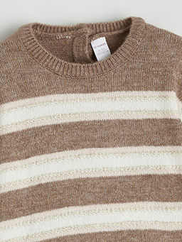 ?izgili K?z ?ocuk Triko Kazak