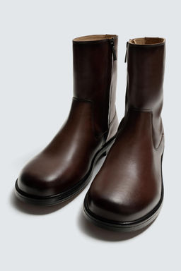 LIMITED EDITION LEATHER BOOTS - Zara фото 5