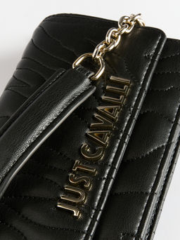 Клатч JUST CAVALLI QUILTED ZEBRA Артикул 4107691, черный  фото 3