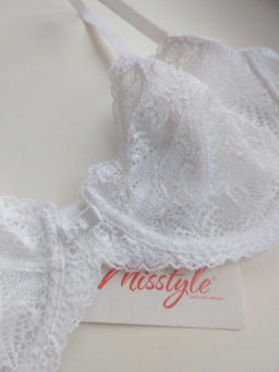 Бюстгальтер Misstyle 2543 Серебристый пион  фото 15