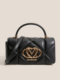 Женская сумка с ручкой LOVE MOSCHINO EMBOSSED Q Артикул 4561078, черный