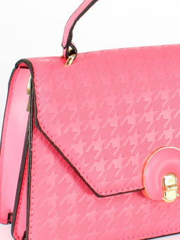 Сумка женская искусственная кожа Ch&K-1069, 1отд, плечевой ремень, розовый SALE 255051 - Adelia фото 9