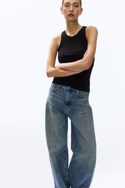 Top de canal? con inserci?n de encaje - H&m фото 5