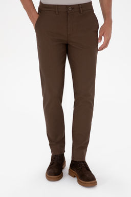 Erkek Kahverengi Kanvas / Chino Pantolon Sepette S_rpriz _ndirim - U.s. polo assn фото 8