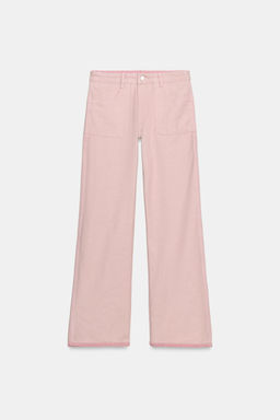 JEANS TRF REVERSIBLE TIRO MEDIO / Rosa - Zara фото 14