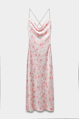 Платье комбинация с цветочным мотивом