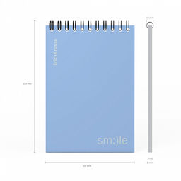 Цена за 5 шт. Блокнот с пластиковой обложкой на спирали ErichKrause Symbol, голубой, A6, 80 листов, клетка  фото 5