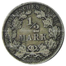 1/2 марки 1905 года A Германия