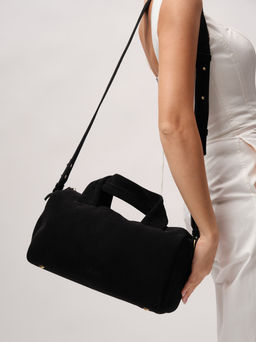 Замшевая сумка Bowling DBR 31378 черный  фото 6