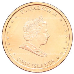 Монета 5 центов 2010 года Острова Кука