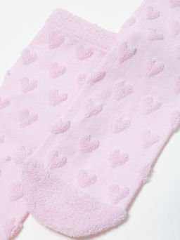 Цена за 2 пары. Носки Удлиненные CONTE COMFORT Махровые носки из хлопка с объемными рисунками светло-розовый - Conte elegant фото 6