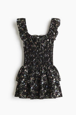 Vestido con cintura nido de abeja - H&m фото 2