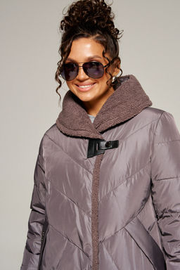 Пальто Beautiful Free 8017 дымчато-лиловый