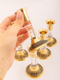 Подсвечник набор из 6-ти (HAJI антик) № П736/3 - Ганг фото 7