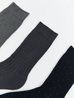 Desenli Bambu Erkek Soket ?orap 5li