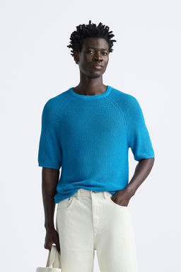 CROP FIT ORGU T-SHIRT - Zara фото 2